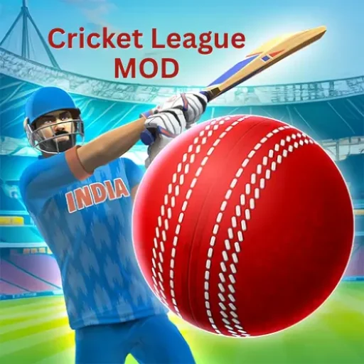 Cricket League mod apk logo