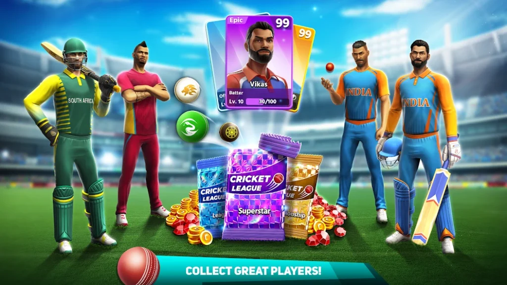 Cricket League mod APK